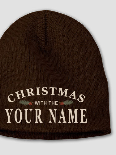 Christmas With : Embroidered Beanies