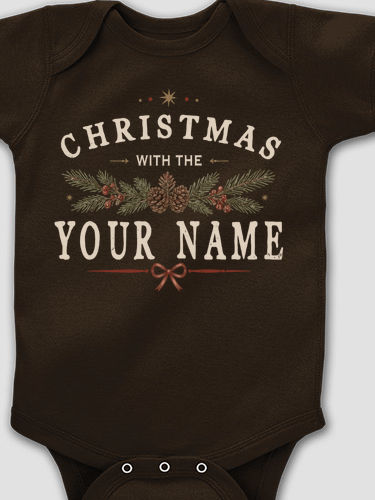Christmas With : Printed Baby Bodysuits