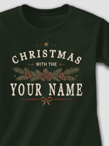 Christmas With : Adult Ladies Fitted T-Shirt