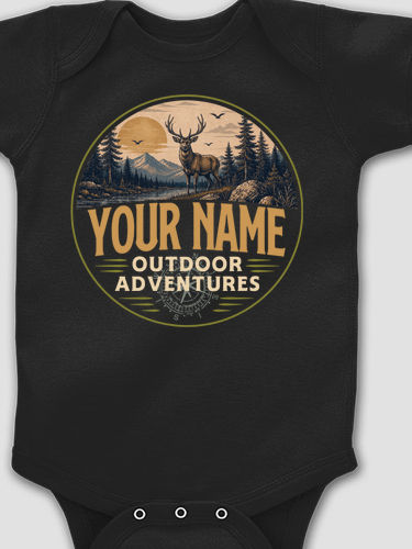 Outdoor Adventures Hunting : Printed Baby Bodysuits