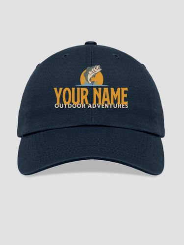 Outdoor Adventures Fishing : Embroidered Baseball Hats