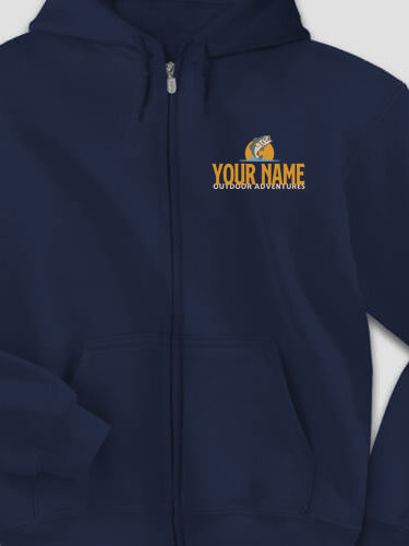 Outdoor Adventures Fishing : Embroidered Zip Hoodies