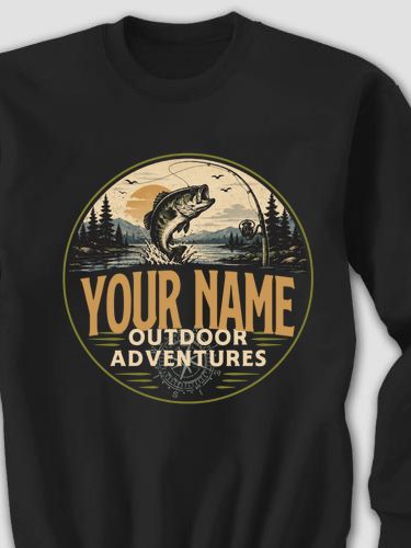 Outdoor Adventures Fishing : Printed Sweatshirts