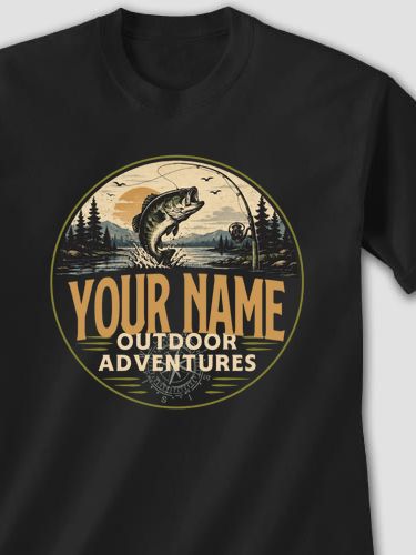 Outdoor Adventures Fishing : Printed T-Shirts