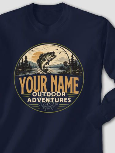 Outdoor Adventures Fishing : Printed Long Sleeves