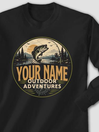 Outdoor Adventures Fishing : Printed Long Sleeves