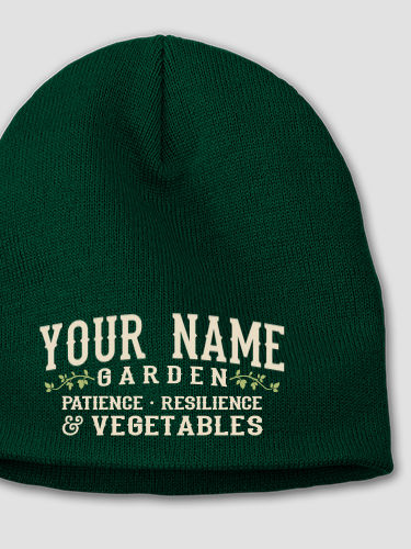 Garden Vegetables : Embroidered Beanies