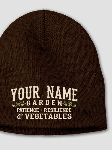 Garden Vegetables : Embroidered Beanies
