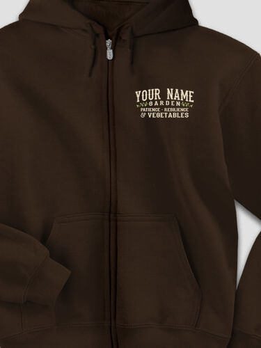 Garden Vegetables : Embroidered Zip Hoodies